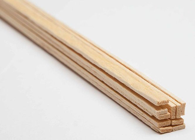 Hovedbilde Abachi list 1,8x10x500mm. 10stk