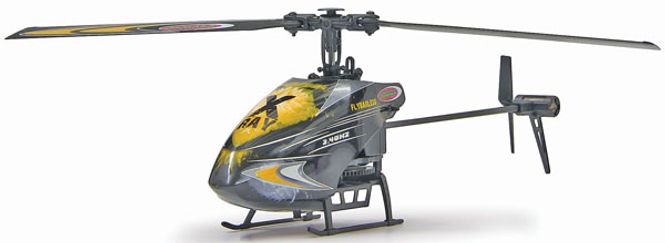 Hovedbilde X-Ray m/gyro og RC. Rotor Ø: 240mm.