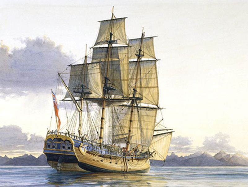 Endeaovour, HMS. 890 mm. 1:50