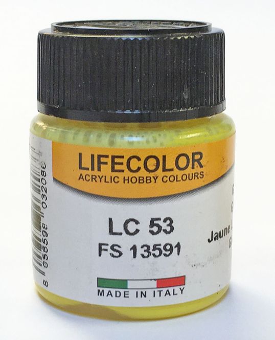 Hovedbilde Acrylmaling. Gul 22 ml.