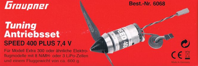 Hovedbilde Motor Speed 400 Plus 7,2 V med regulator, ...